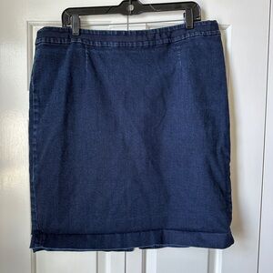 Boden denim pencil skirt 16R